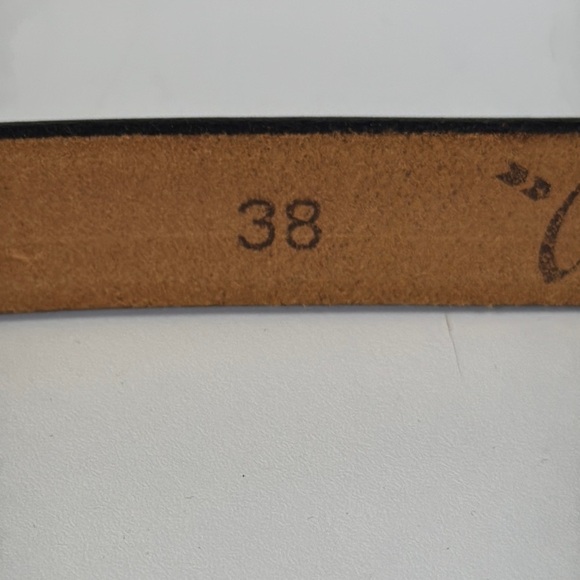 Vintage Arrow Men's Western Leather Belt with Silver Buckle - Picture 4 of 10